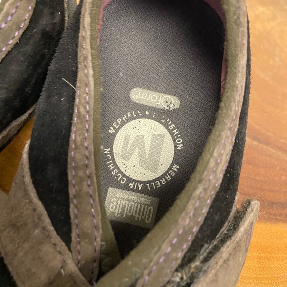 Merrell Circuit Color Block Leather Outdoor Athletic Ballet Flats - Picture 4 of 9